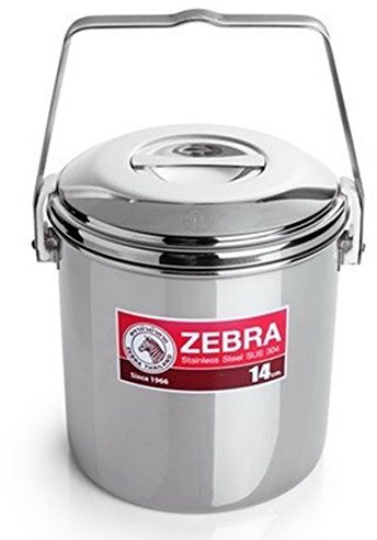 14cm Loop Handle Pot Grand Trunk Zebra Thailand by ZEBRA THAILAND