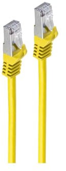 Shiverpeaks RJ45 Patchkabel m. CAT 7 Rohkabel PIMF gelb 7,5m