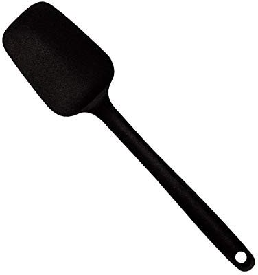 Mastrad F10404 - Cuchara de Silicona, Color Negro