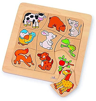 goki 56880 - Legespiel Wer frisst was?