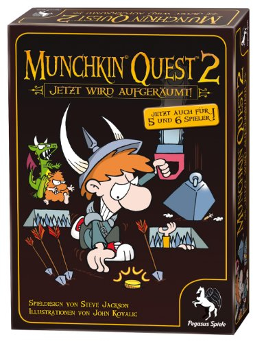 Pegasus Spiele 51951G - Munchkin Quest 2. Jetzt wird aufgeräumt (Erweiterung)