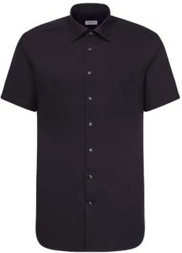 Seidensticker Herren Business-Hemd - Regular Fit - Bügelfrei - Button-Down-Kragen - Kurzarm - 100% Baumwolle