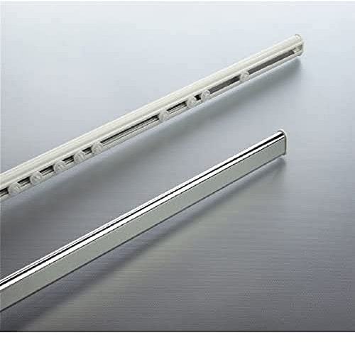 Spirella 125 – 210, verchromt, Kollektion Surprise, für Duschvorhang, Aluminium