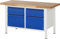 Rau A3-8466I2-15S Werkbank Serie Basic-8 (Aktion), Lichtgrau/Enzianblau