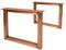 SIT Tischgestell Tops & Tables 7112-00 Zubehör Roheisen Lackiert L/B/H ca. 76/6/73 cm