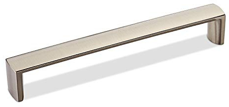 SOTECH Möbelgriff LASSE BA 160 mm Edelstahloptik | Schrankgriff Länge 169 mm schlanker Bügelgriff von SCHÜCO ALU COMPETENCE