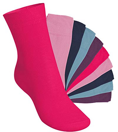 Footstar EVERYDAY! 10 Paar Kinder Socken Klassische wadenhohe Strümpfe für Mädchen & Jungen