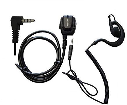 JETFON JDR-1704 E/C Headset für Vertex/Yaesu und Dynascan AD09 1D Walkie