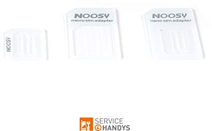 Premium SIM-Karten Adapter 3er Set - Nano SIM-Karten vergrößern auf Micro-SIM und SIM - Inklusive Nadel für Ihr Handy