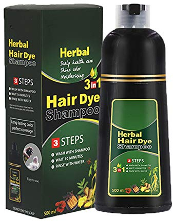 Lynn Herbal Hair Dye Shampoo Natural Non-Scalp Hair Care Multi-Color Hair Dye Herbal Hair Dye Shampoo Natürliche Nicht kopfhautfarbene Haarpflege Mehrfarbiger Haarfarbstoff für Männer und Frauen