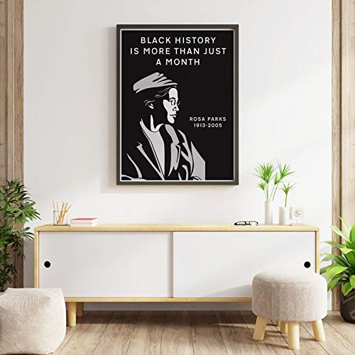 TNND Black History Poster Rosa Parks African Civil Rights Gleichheit Blm Black Lives Matter Africa Wanddekoration Metallschild Poster 20,3 x 30,5 cm