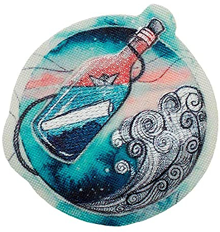 Mono Quick RECYCL-PATCH, Bügelbild, Applikationen aus recycelten PET Flaschen - THINK GREEN (14126 - Flaschenpost)