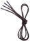 VSUDO 70 cm Cordones Redondos Encerados Marrón de Zapatos de Vestir, ø2.5mm Oxford Cordones Marrón para Brogue y Derby, Business Cordones de Zapatos para Mujer o Hombre (2 Pares-Marrón-070cm)