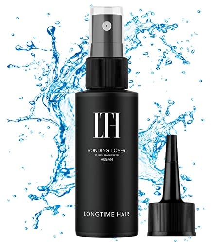 LONGTIME HAIR® Bondinglöser I 100% veganes Bonding Lösungsmittel I Bonding Löser für Keratin Bonding Extensions I 100ml Bonding Spray für Echthaar Extensions I Deutsche Herstellung