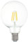EGLO E27 LED Lampe, Glühbirne Globe klassisch, Leuchtmittel für Retro Beleuchtung, 4 Watt (entspricht 40 Watt), 470 Lumen, warmweiß, 2700 K, Edison Birne G95, Ø 9,5 cm
