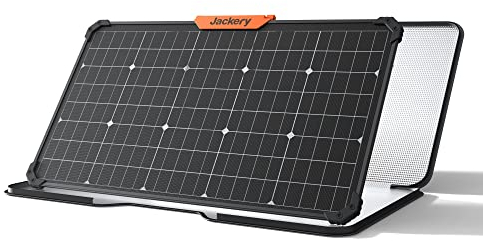SolarSaga 80 Jackery, Panneau solaire double face, Rendement accru, Énergie augmentée de 30%, IP68 contre l’eau et la poussière, Compatible avec toutes les stations d'énergie Jackery, en extérieur