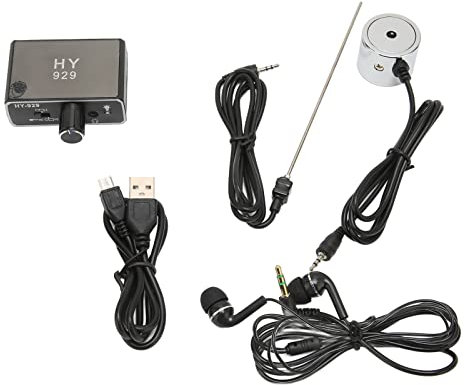 Détection de Fuite D'eau, Kit D'accessoires de Moniteur de Fuite de Conduite D'eau Souterraine avec écouteurs et Sondes Doubles Circulaires et à Aiguille pour Conduite D'eau, Tuyau en Ciment(#2)