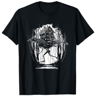 Haus von Baba Yaga Slawische Folklore Russland Märchen Kunst T-Shirt