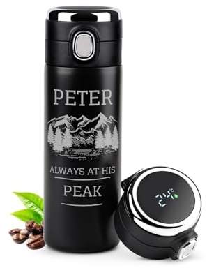 Maverton Thermal Mug for Man, Personalised Tumbler for boy, Mountain