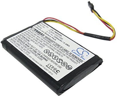 Cameron Sino NEUErsatz Akku Fit fürTomTom 4FC64 4FD6.001.00, GO 60, One XL Europe Traffic, One XL Traffic, XL 30 Series(1200mAh / 4.44Wh)
