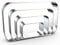 Rounded Rectangle Plaque Cookie Cutter Geometric Set for Baking - 5 Inch, 4 Inch, 3 Inch, 2 Inch - Geometric Frame Plaque Cookie Cutters Shapes Molds - Stainless Steel