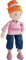 HABA 305650 Schlenkerpuppe Lene mit Namen Bestickt Kleidung Geschenk personalisiert Baby Kinder weiche Stoffpuppe