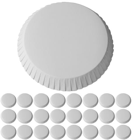 iplusmile Couvercle De Tasse En Papier Jetable 100 Pièces Couvercle De Tasse Chaude Pour Boire Recyclé Couvercle De Café Gobelets En Papier Couvertures Pour La