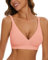 WOWENY Comfit Soutien Gorge sans Armature pour Femme - Brassiere Classiques Decollete Plongeant- Soutien-Gorge Push Up rembourré - Bralette Douce et Confortable Sexy Rose M