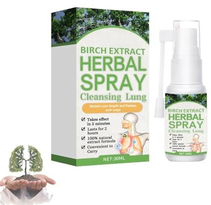 Kräuterlungenreinigungs- Und Reparaturspray, Kräuterlungenreinigungsspray, Kräuterlungenreinigungs, Herbal Lung Spray (1PCS)