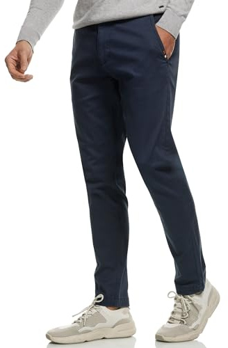 Indicode Herren INKellen Chinohose Stretch-Stoffhose aus 98% Baumwolle | Bequeme Herrenhose mit Stretch und hoher Bewegungsfreiheit, Chino, Stoffhose, Freizeithose, Businesshose für Männer