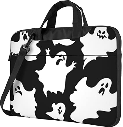 AABSTBFM San Francisco bedruckte Laptoptasche – Laptop-Hülle – moderne Laptop-Umhängetasche Computertasche für Business, Reisen, Schule, Büro, Halloween Gothic, 15.6 inch
