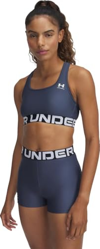 Under Armour Damen HeatGear Armour Mid Impact Markierter BH