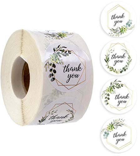 Aufkleber mit Aufschrift Thank You, 500 Stück/Rolle, kleines Unternehmen für Express Segen, Give Back Thanks for Company Office Bakery Candy Dess Paketsiegel-Etiketten