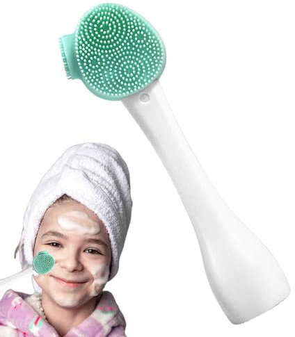 Scrubber per il viso in silicone, piccola spazzola per la pulizia del viso, morbida e innovativa, portatile, multifunzionale per la cura della pelle, per uso quotidiano