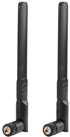Antenna WiFi per interni, antenna TV con RP-SMA, antenna WiFi 2,4 GHz, 5 GHz, 5,8 GHz, 8 dBi, connettore esterno Dual Band per router WiFi TP-Link, scheda di rete wireless, adattatore USB, monitor di