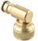 Gdfnmogo Raccord coudé en laiton pour robinet Hoselock 1,9 cm pour robinet BSP femelle, pour hosereels et robinets de jardin d'extérieur