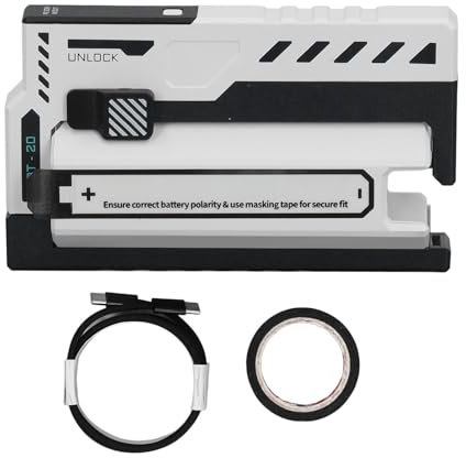 BT-20 2-in-1-Ladegerät für Mobile Powerbank, Universell, Austauschbar, Tragbar, Hocheffizient, Ladekoffer, Netzteil-Ersatz für 20700-Lithium (White)