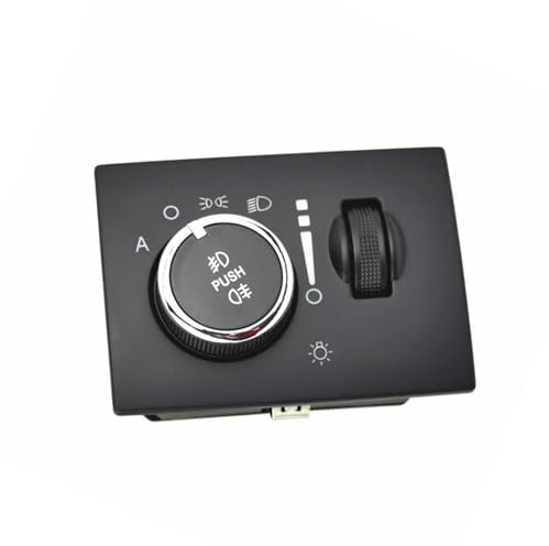 GLILAR Lichtschalter Scheinwerfer Kompatibel Mit Chrysler Für 300C 2006 2007 Autoscheinwerfer Nebelscheinwerfer Lampensteuerschalter Scheinwerferschalter 68189148AA