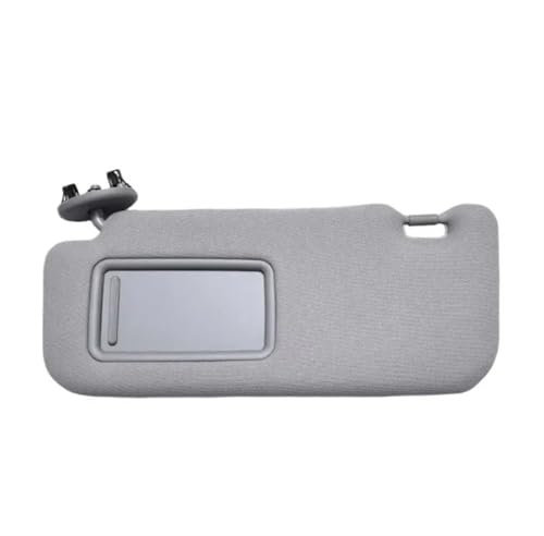 para Toyota para Auris para Corolla 2008-2013 Parasol Interior Coche con Espejo Gris Beige Parasol Izquierdo Derecho Lado del Conductor Y del Pasajero Visera Solar Visera Solar para Coche(Grey Left)