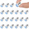 AUAUY 22 Stück Mini LED Lichter für Puppenhäuser, Micro LED Licht, Mini-Lichter zum Selbermachen, Mini-Lichter zum Basteln, Miniatur Lichter für Vitrinen, Spielzeug Bausteine (Blaues Licht)