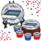 Stamford Bridge Chelsea Stadium PERSONALISED Edible Cupcake Toppers / 8 Inch Cake Wafer or Icing - Sports Football Fan Birthday Decorations - Perfect for Brownies, Cookies, Muffins & More!