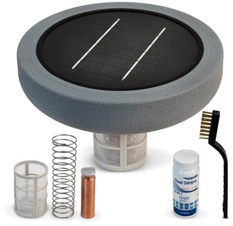 Solar Pool Ionisator - Schwimmender Reiniger für Süß- und Salzwasserpools