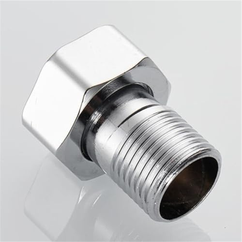 BlesConi for 3/4 Inch x 1/2 Inch Union Radiator Valve Tail, Stainless Steel, Silver, 24x38 mm, for Bathroom Shower Heating Systems