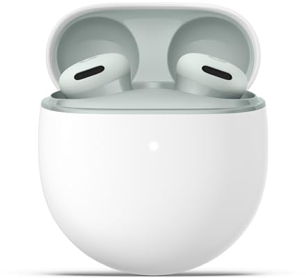 Google Pixel Buds A-Series True Wireless Earbuds Fog GA09553-EU Bluetooth 5.0 5 Std. Akku