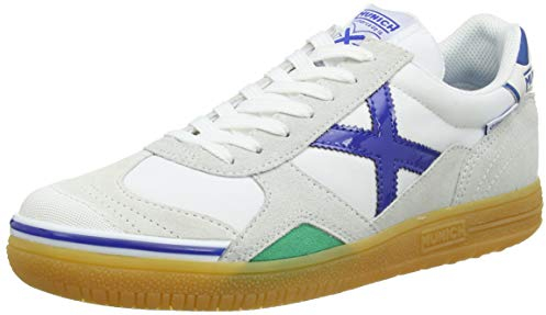 Munich Unisex Gresca Futsalschuhe, Weiß, 44 EU