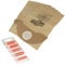 5 Double Micro Paper Dust Bags + Air Fresheners For Karcher MV2 Vacuum Cleaners