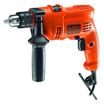 Black+Decker KR504RE-QS - Taladro 500W, portabrocas con llave 13mm, velocidad variable