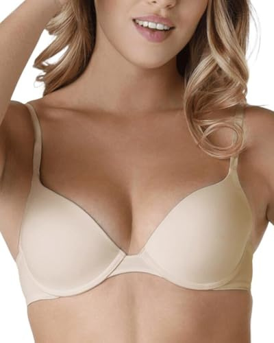 Wonderbra Women T shirt Bra T Shirt Bra, Beige, 38F