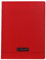 Calligraphe 18343C Un Cahier Agrafé Rouge (une Marque de Clairefontaine) - 17x22 cm - 192 Pages Grands Carreaux - Papier Blanc 90 g - Couverture Polypro Transparent
