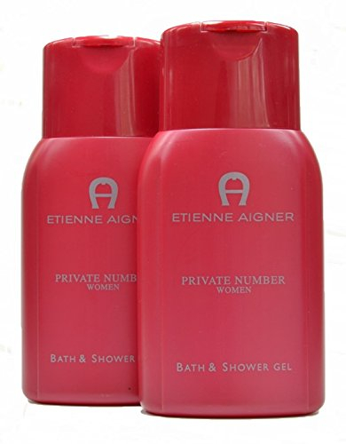 2x Etienne Aigner Private Number Women - 250ml Bath & Shower Gel (Gesamtmenge = 500ml)